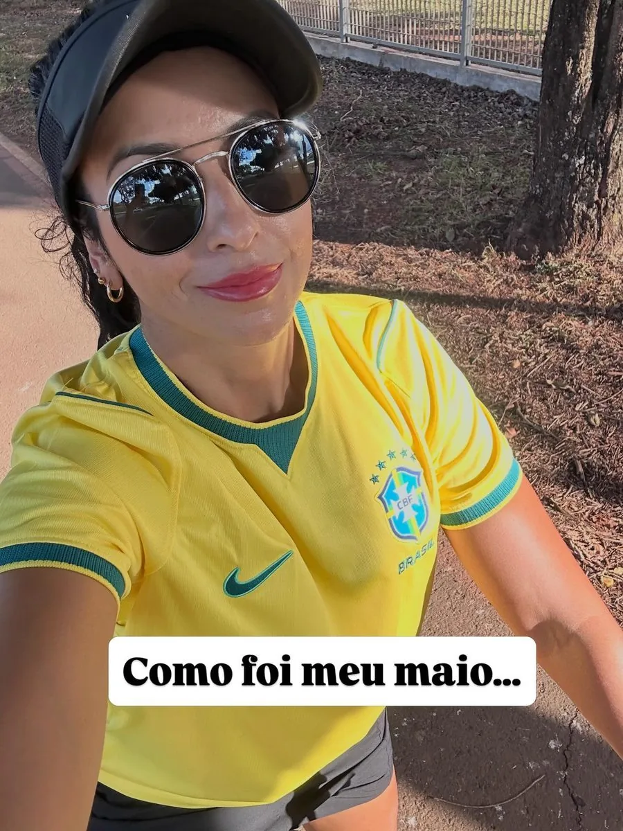Dany Freitas em registro pessoal, recapitulação de maio